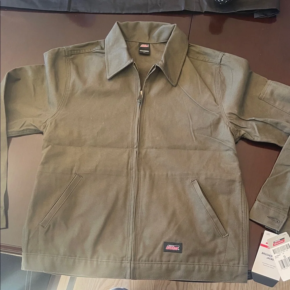 Dickies Womens Army Green Moss Eisenhower Woven Duck Jacket nwt small